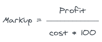 Markup Formula